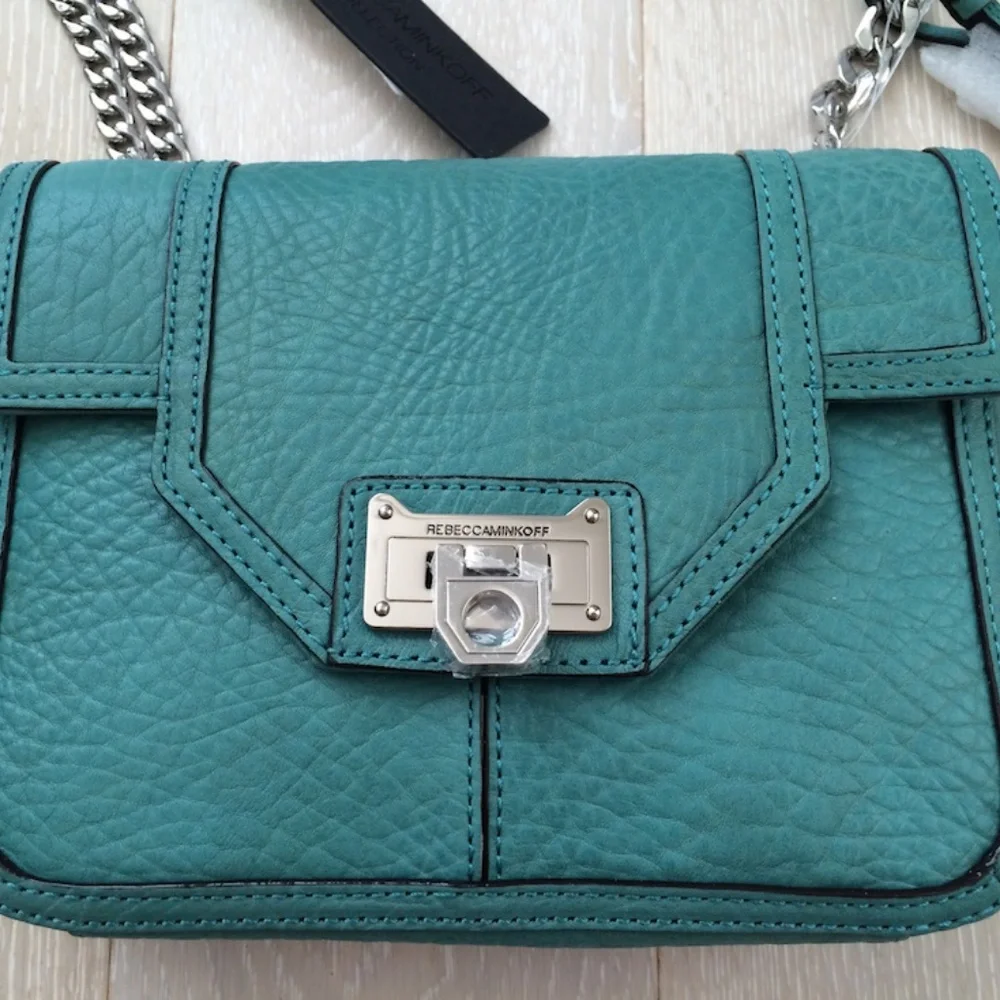 NWT Rebecca Minkoff Alaina Purse Bag Teal